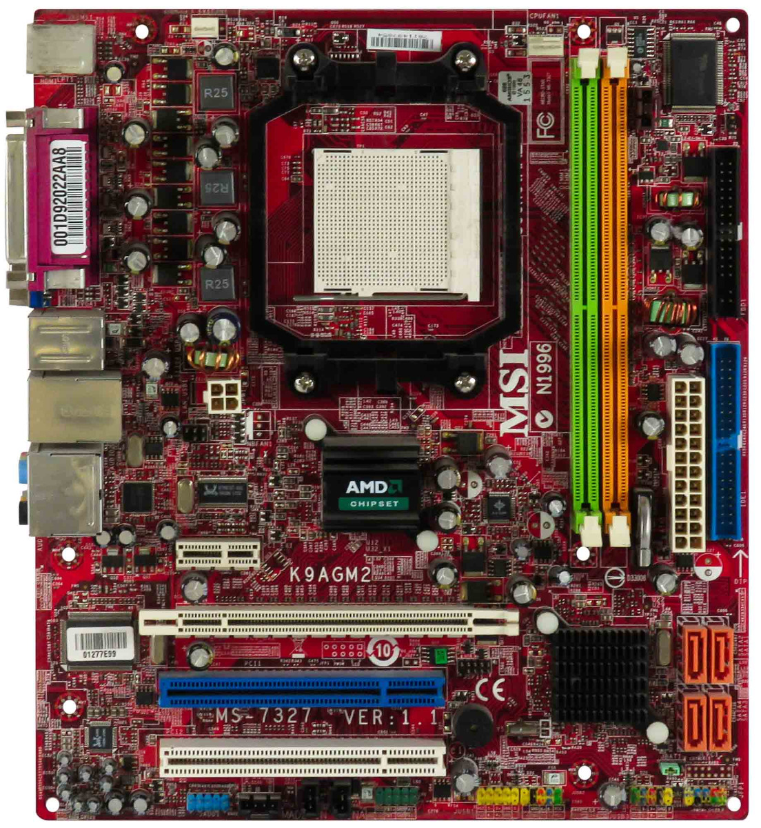 MSI MS-7327 K9AGM2 s.AM2 DDR2 PCIe PCI