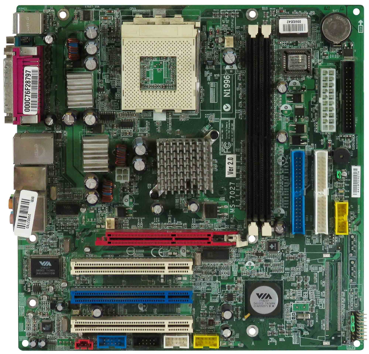 Carte mère MSI MS-7027 Ver 2.0 Socket 462 DDR AGP PCI