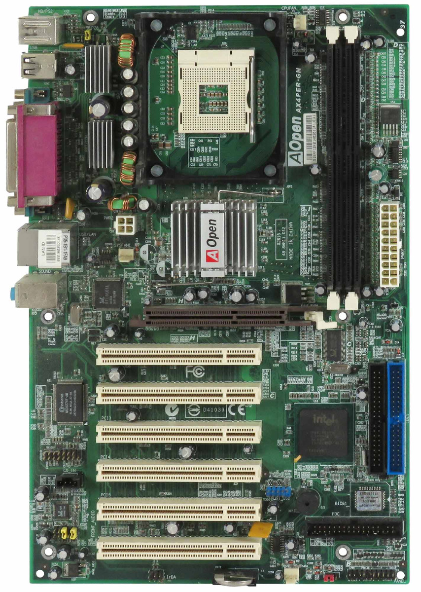 Carte mère AOPEN AX4PER-GN Socket 478 2x DDR Intel 84PE AGP 6x PCI