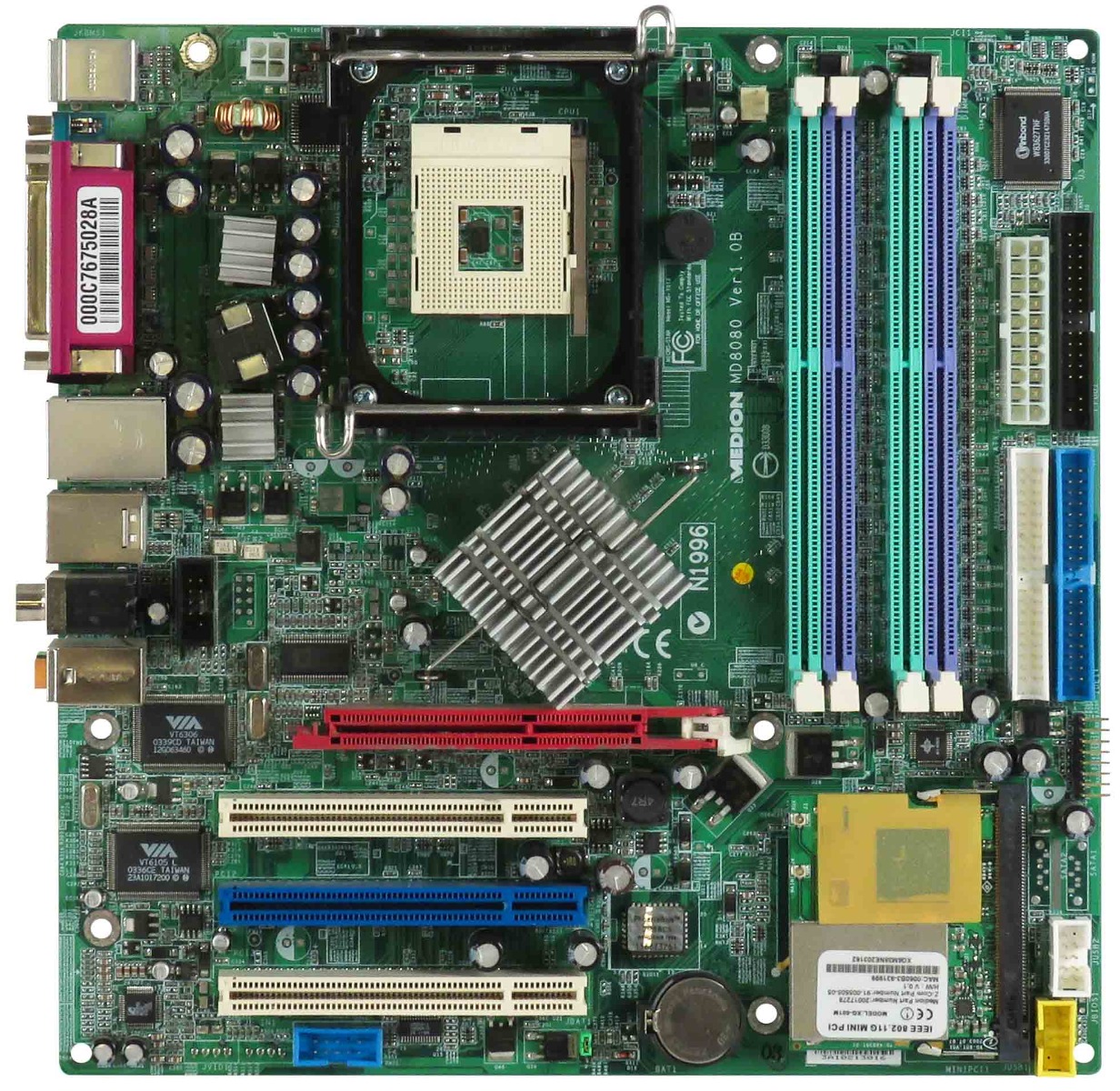 MEDION MD8080 Ver1.0B s. 478 DDR mATX + XG-601M