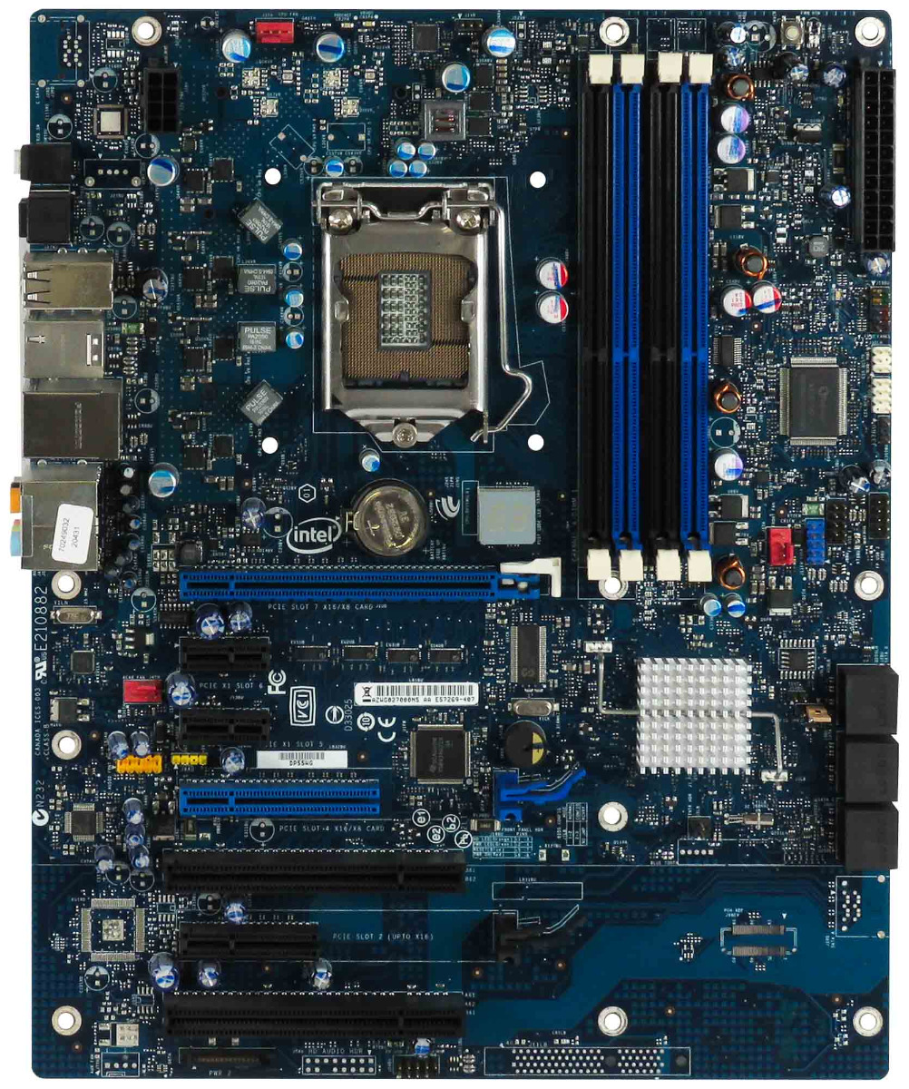 INTEL DP55WG E57269-407 LGA1156 4x DDR3 5x PCIE 2x PCI ATX