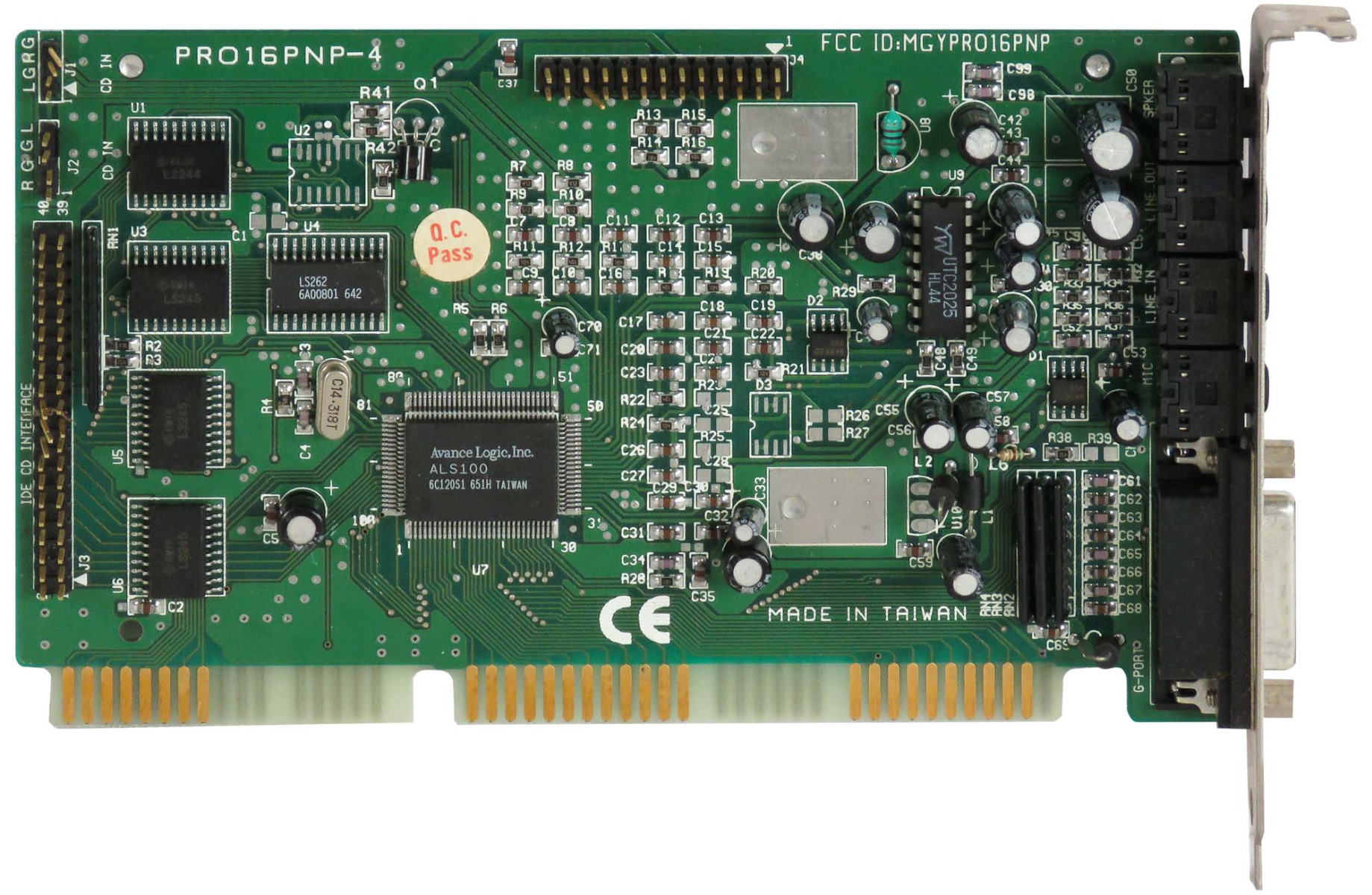 AVANCE LOGIC PRO16PNP-4 MGYPRO16PNP ISA