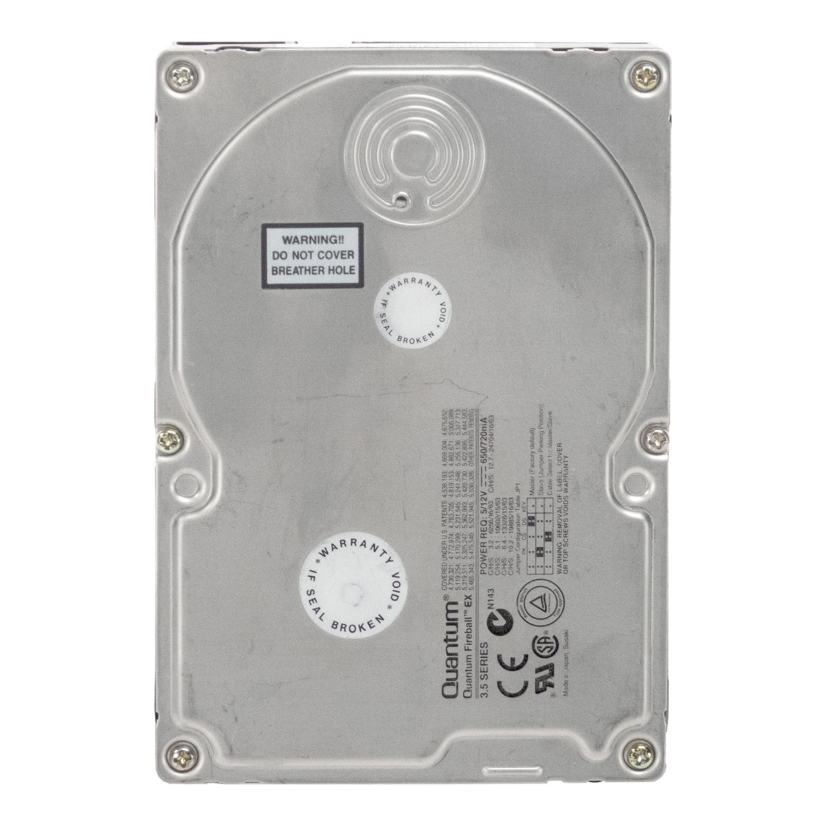 QUANTUM FIREBALL EX 12,7 Go 5,4K ATA 3,5'' EX12A012