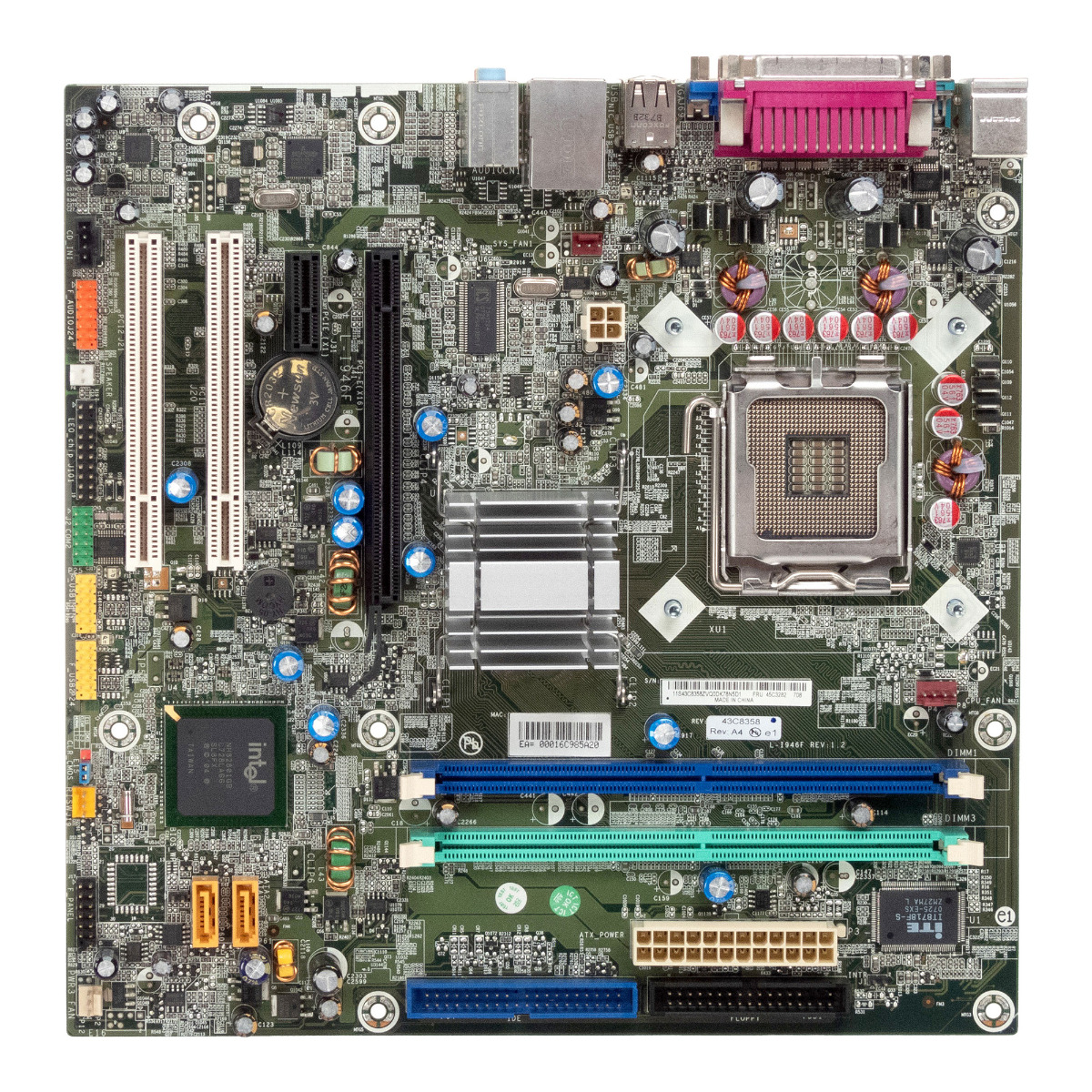 LENOVO 45C3282 43C8358 L-I946F RÉV:1.2 LGA775 DDR2 THINKCENTRE A55 M55E