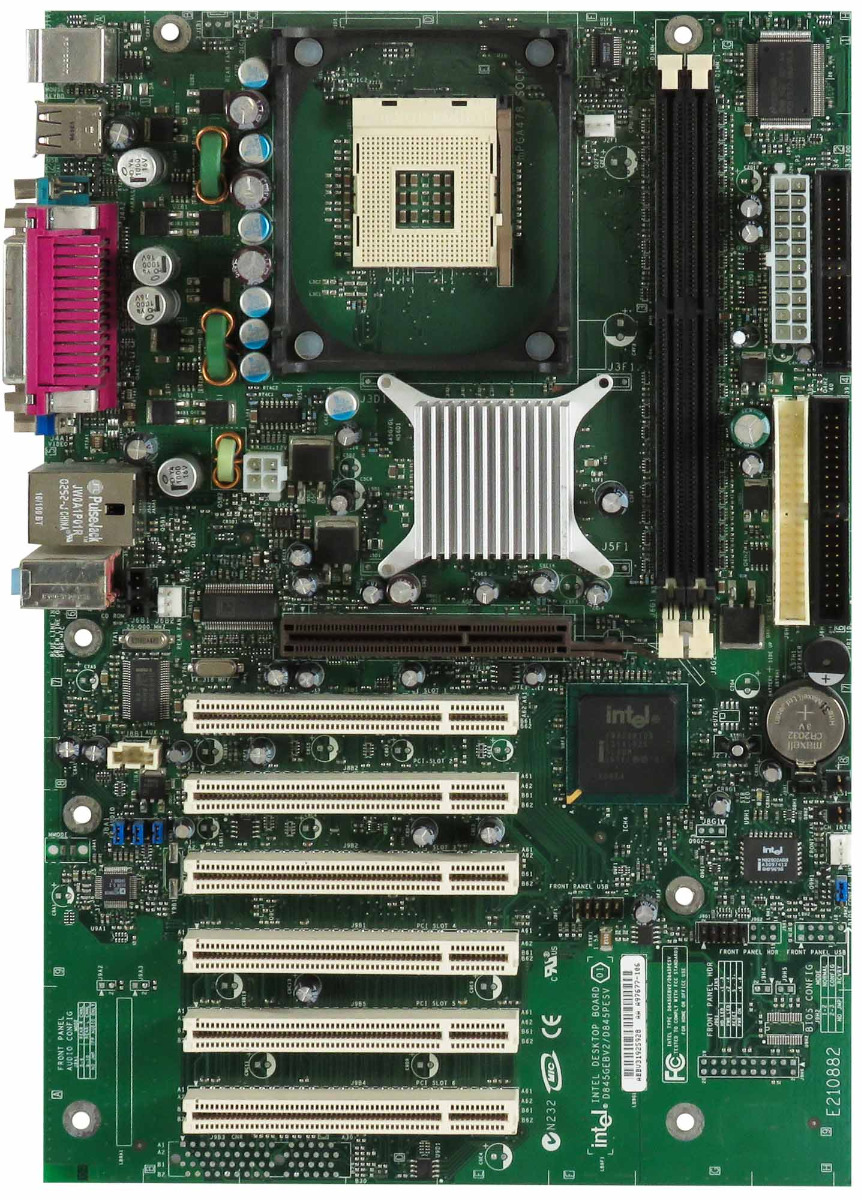 INTEL D845GEBV2 / D845PESV A97677-106 SOCKET 478 DDR AGP PCI ATX