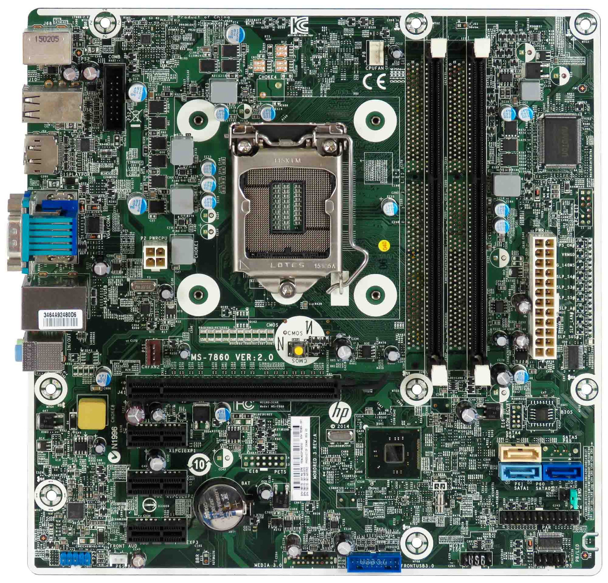 HP 786170-001 785906-001 MS-7860 LGA1550 2x DDR3 HP PRO 400 G2 MT