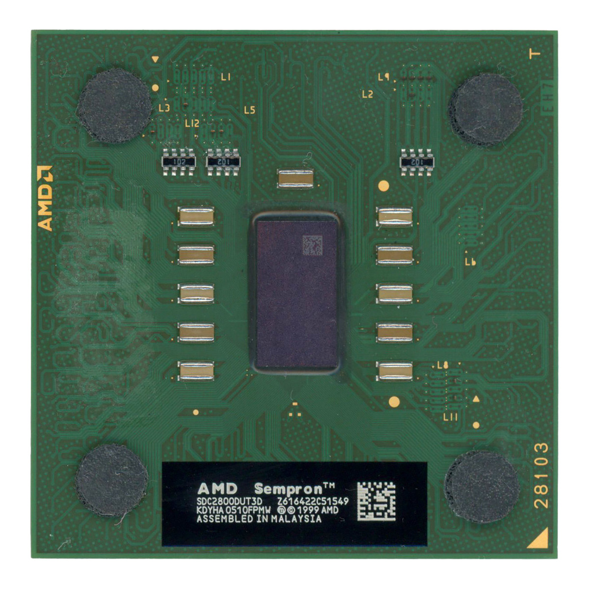 AMD SEMPRON 2800+ 2000MHz SDC2800DUT3D SOCKET 462(A)