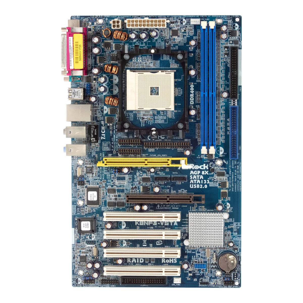 Carte mère ASRock K8NF3-VSTA Socket 754 DDR AGP PCI ATX