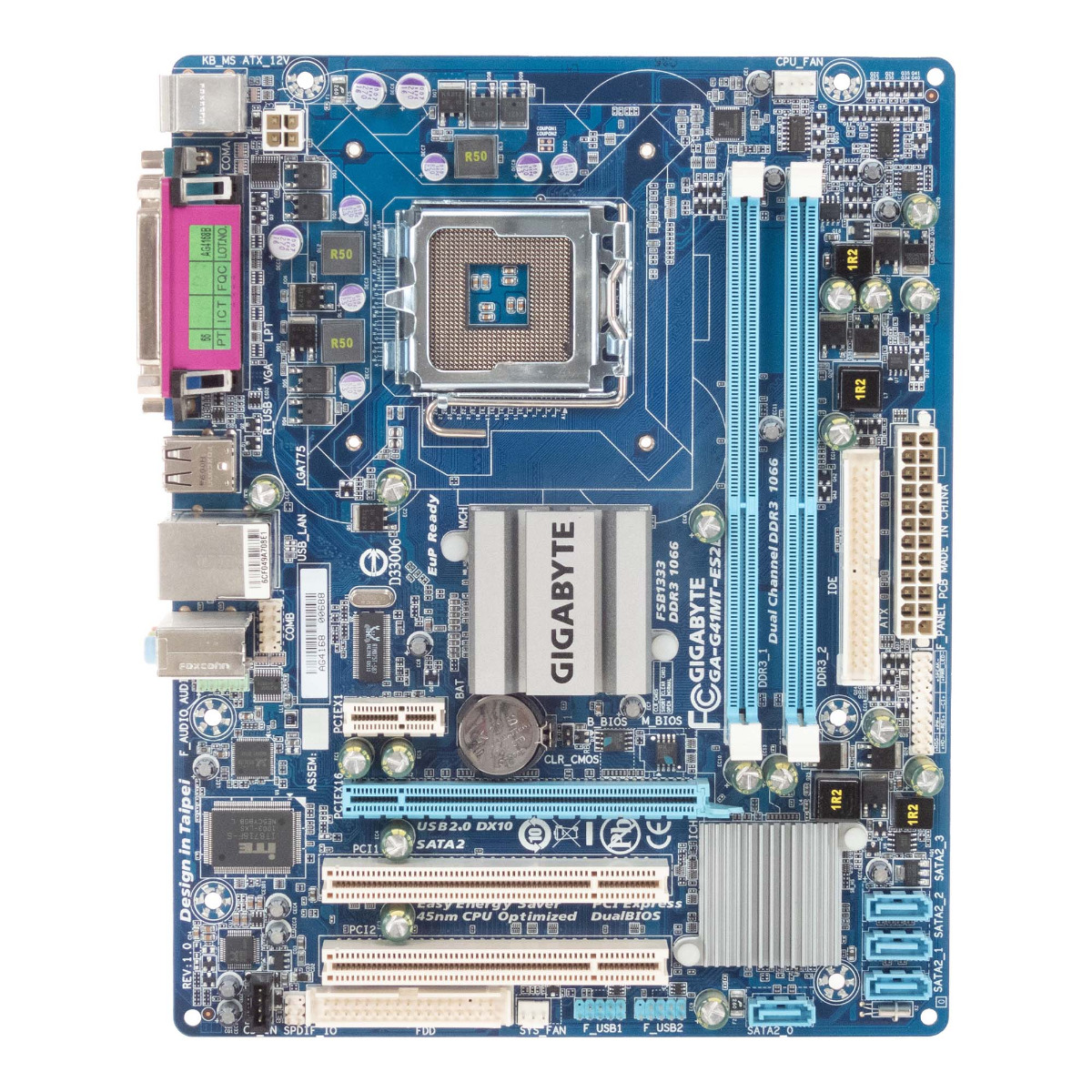 GIGABYTE GA-G41MT-ES2L SOCKET LGA775 DDR3 PCIe PCI mATX