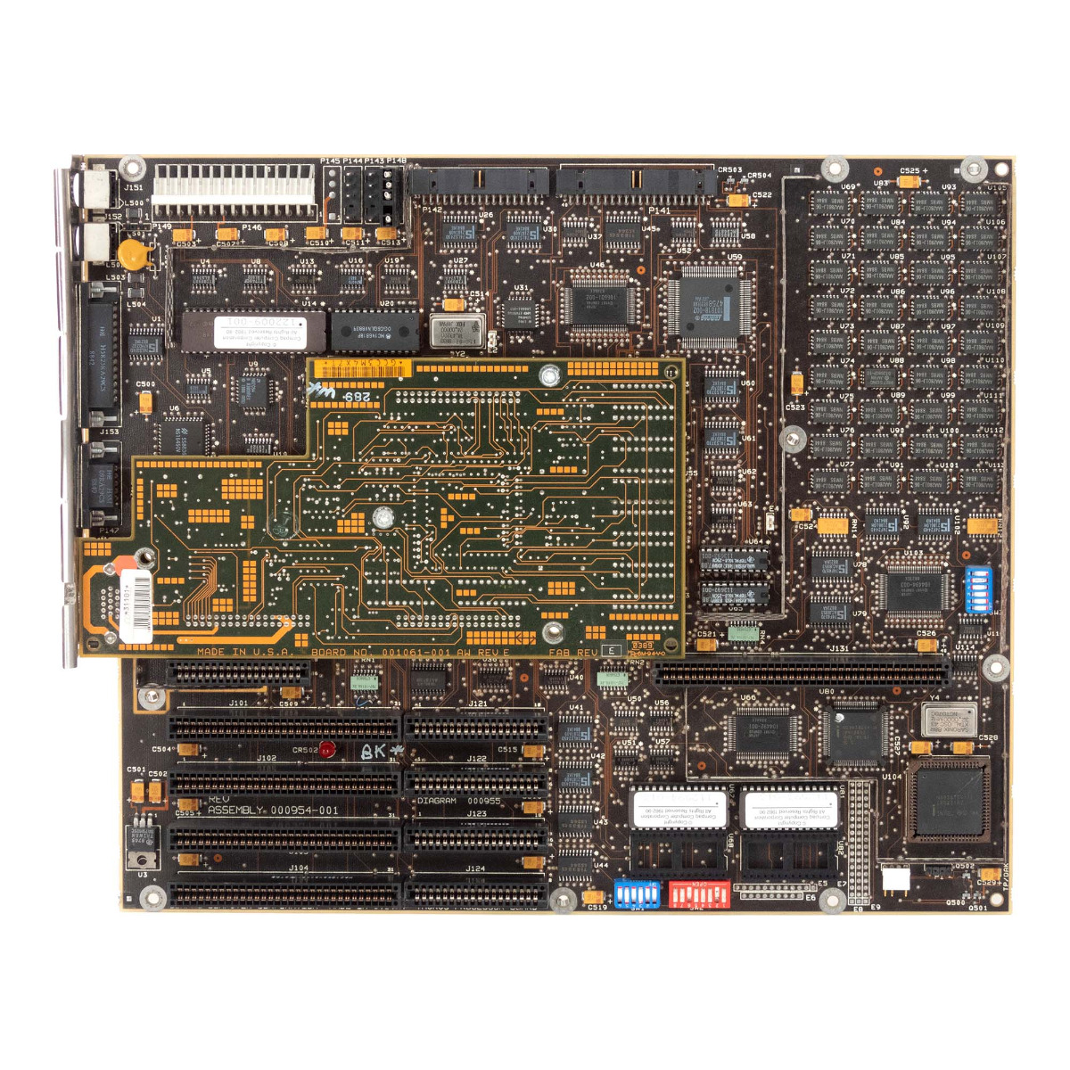 COMPAQ 000964-001 000955 MAINBOARD + CARTE GRAPHIQUE DESKPRO 386s