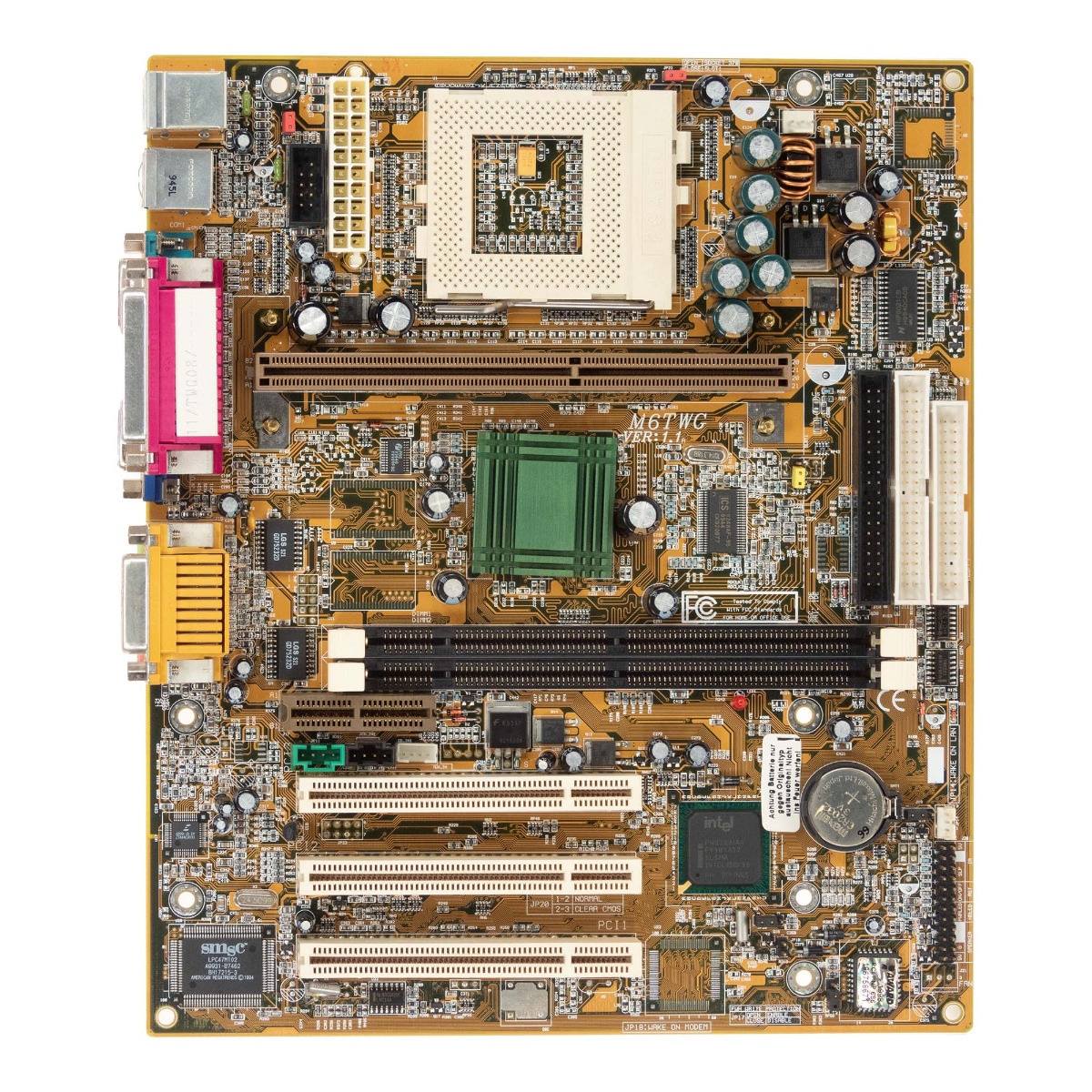BIOSTAR M6TWG SOCKET 370 SLOT 1 SDRAM PCI AMR mATX