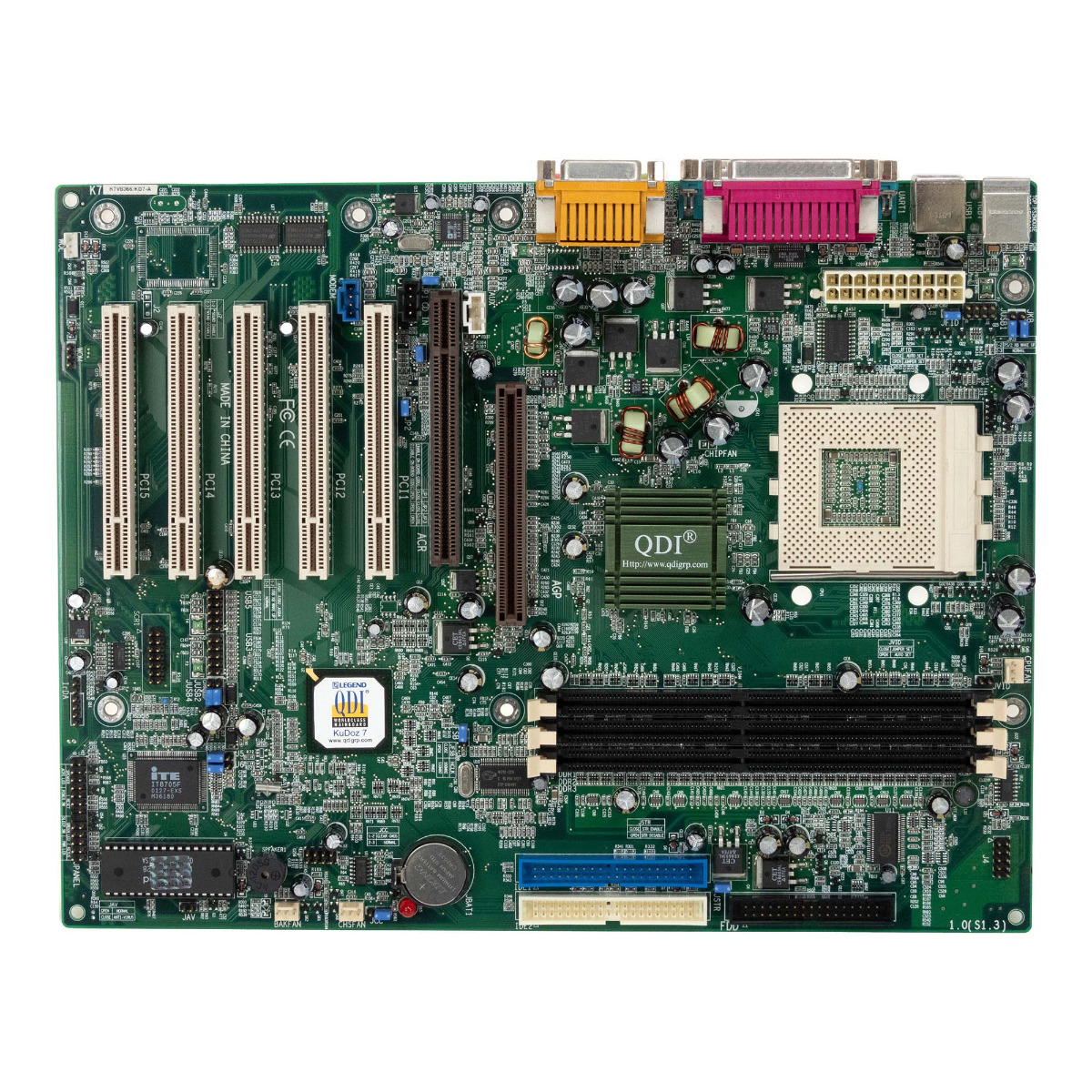 QDI K7V8366/KD7-A SOCKET 462 (A) DDR AGP PCI ACR ATX