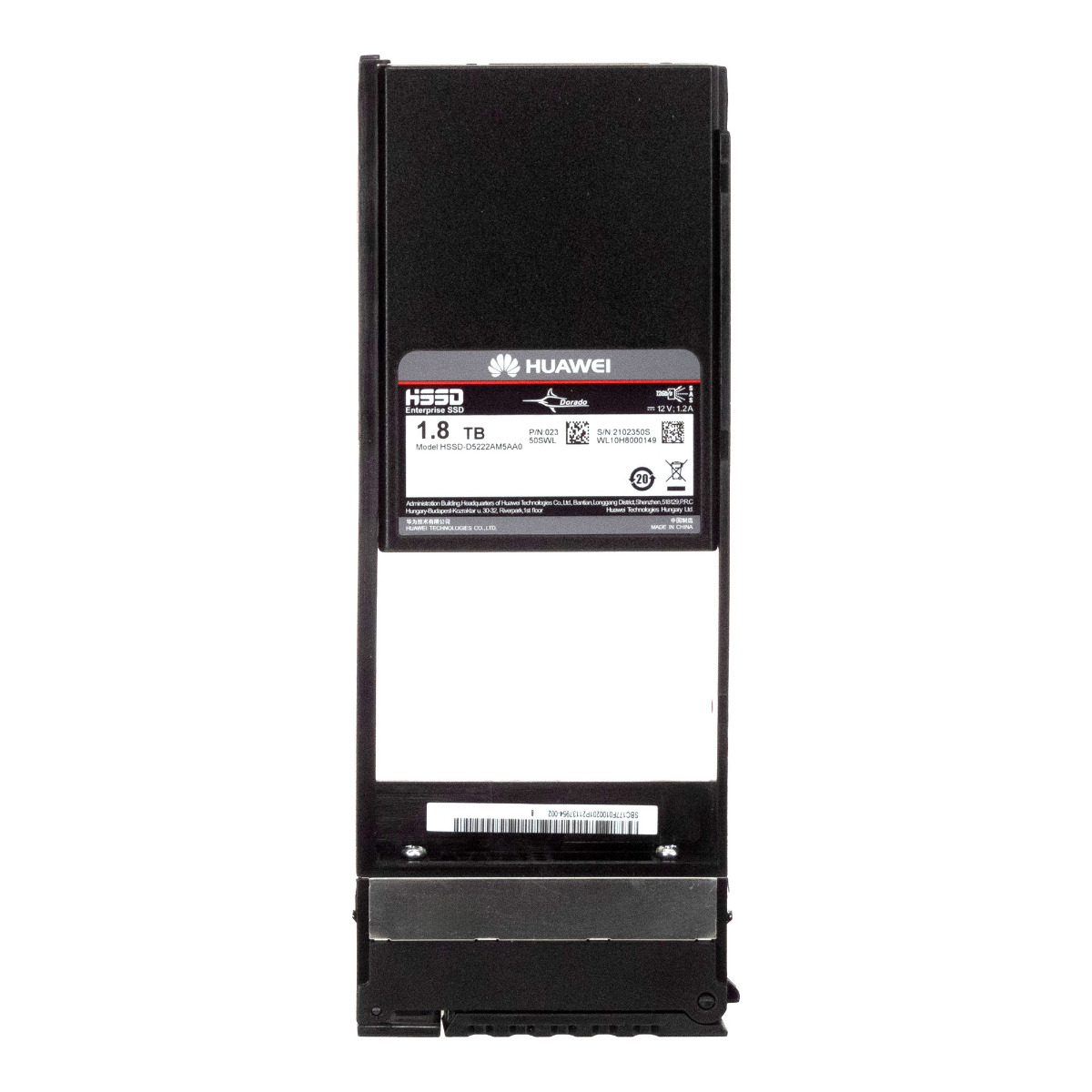 HUAWEI HSSD-D5222AM5AA0 1,8TB U.2 SSD 02350SWL V3 SERIES