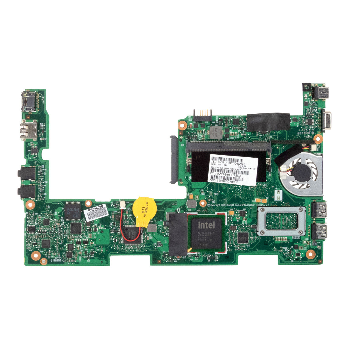 HP 577921-001 Intel ATOM N280 1,66 GHz DDR2 SODIMM MINI 5101