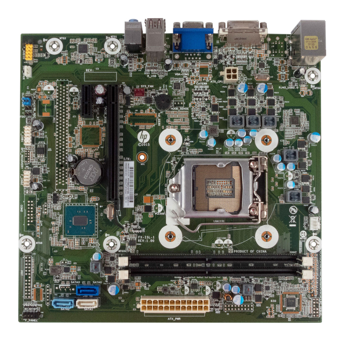 HP 849953-002 FX-ISL-1 Révision 1.00 LGA1151 2x DDR4 280 G2 MT