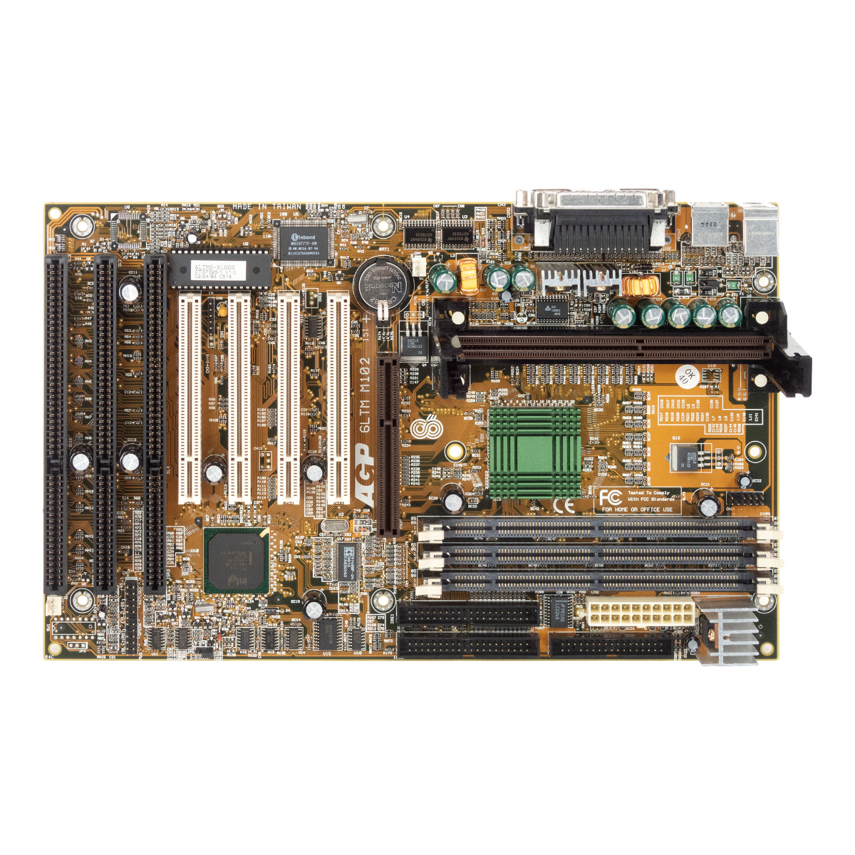 CHAINTECH 6LTM M102 SLOT 1 SDRAM AGP PCI ISA ATX