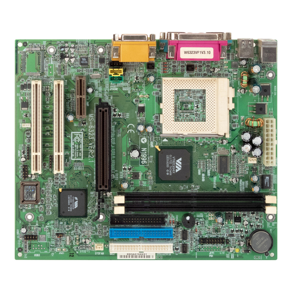 MSI MS-6323 VER:2.1 SOCKET 370 SDRAM AGP PCI AMR mATX