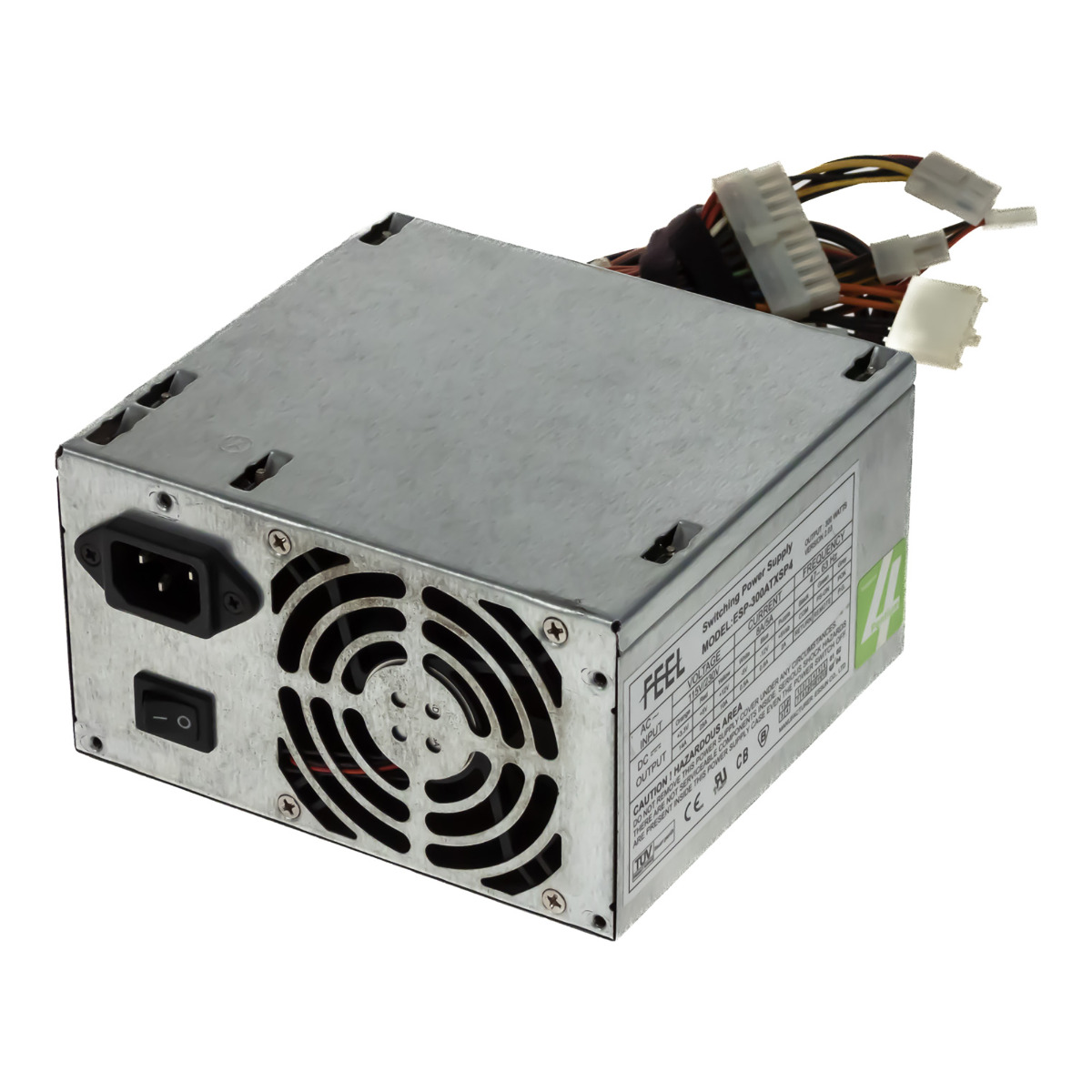 FEEL ESP-300ATXSP4 300W Alimentation ATX 20-PIN ATX12V AUX MOLEX FDD