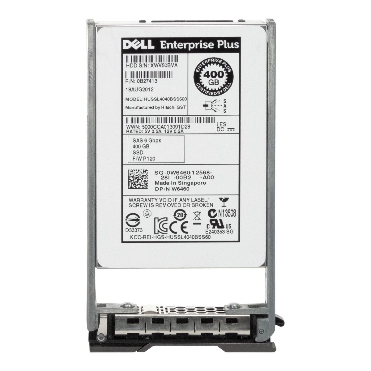 DELL 0W6460 400GB SLC SAS-2 2.5'' HUSSL4040BSS600