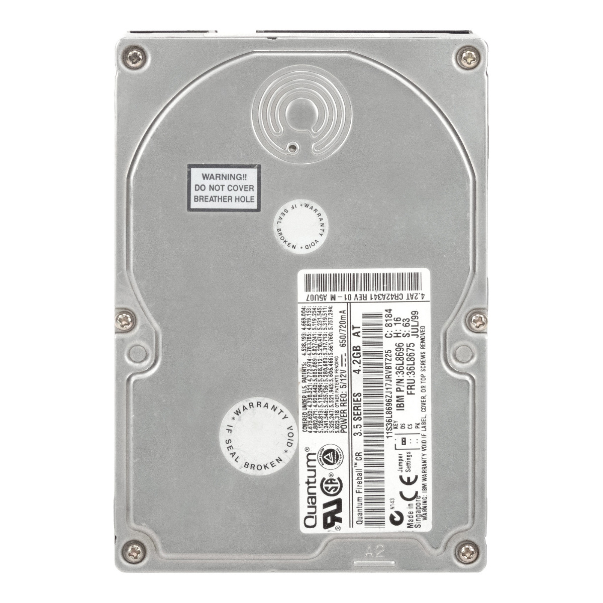 IBM 36L8675 36L8696 4,2 Go 5,4K ATA 3,5'' CR42A341