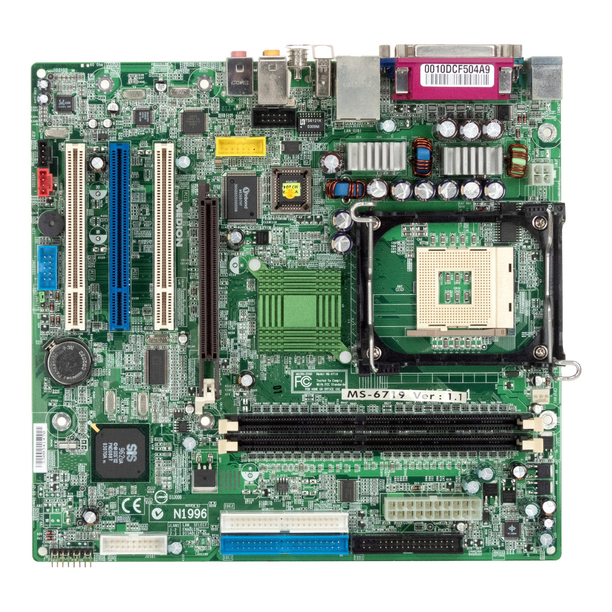MSI MS-6719 SOCKET 478 DDR AGP PCI IDE mATX