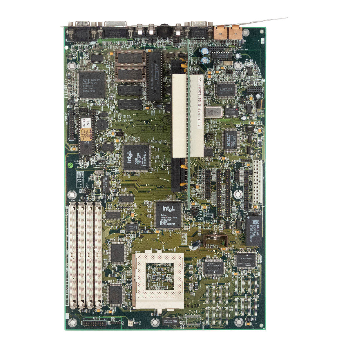 AOPEN LP5 94123-1 SOCKET 5 FPM/EDO DRAM LPX + RISER 95337-1 2x ISA 2x PCI