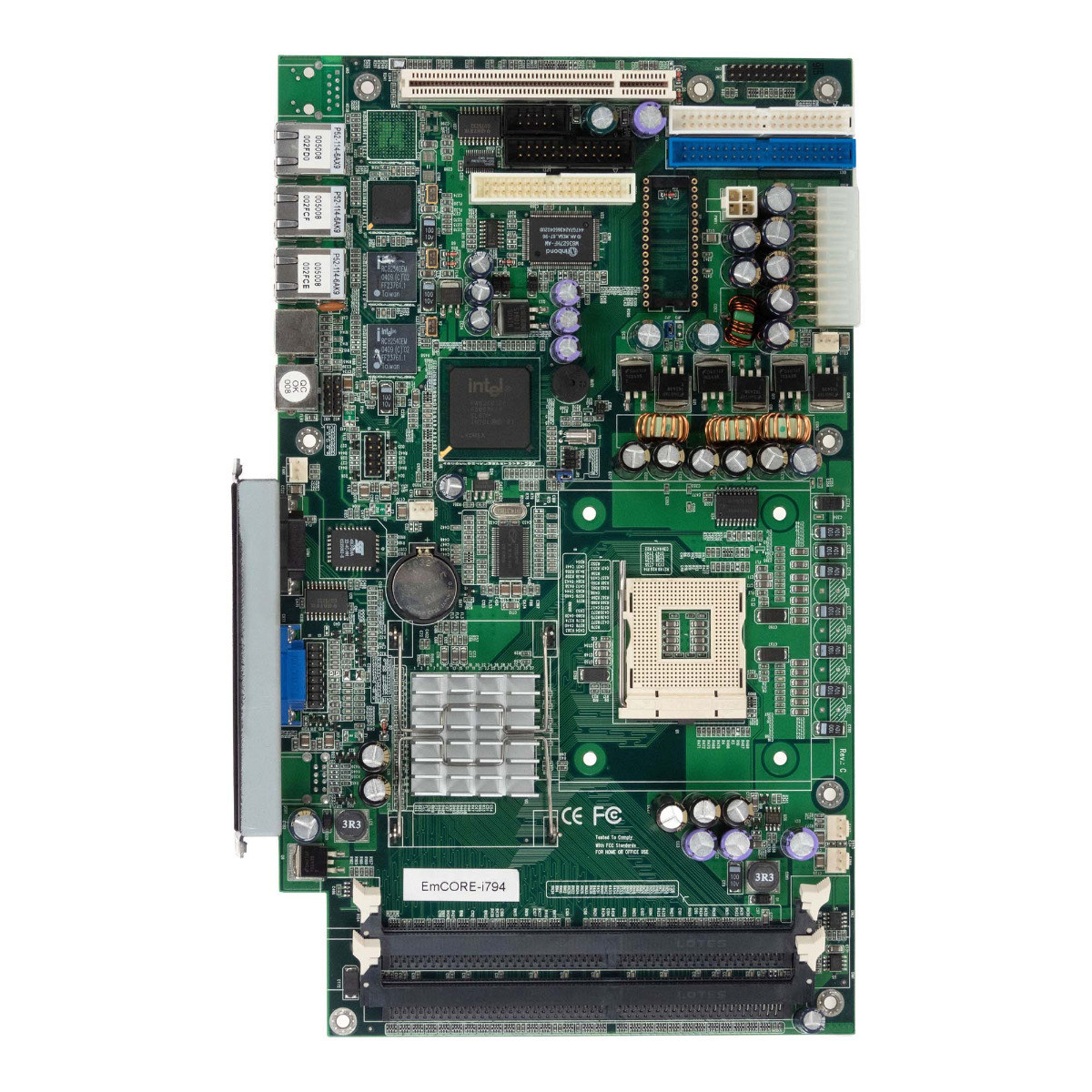 IP3 NETWORKS EmCORE-i794 SOCKET 478 DDR PCI 3x LAN + DiskOnChip MD1150-D64