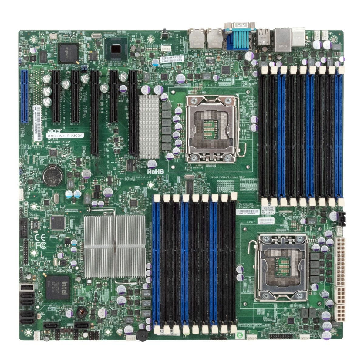 ACER X8DTN+-F-AI034 CARTE MÈRE DUAL SOCKET LGA1366 18x DDR3