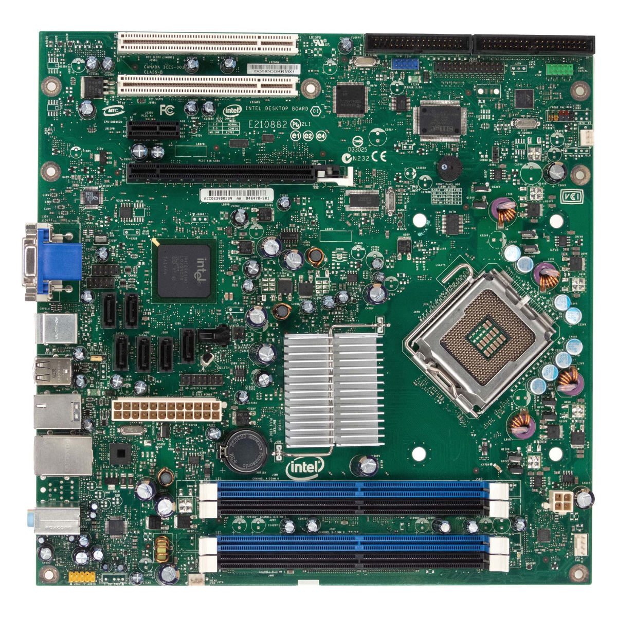 INTEL D46478-501 CARTE MÈRE SYSTÈME DQ965COKRMX1 SOCKET 775 DDR2 PCIe PCI uBTX