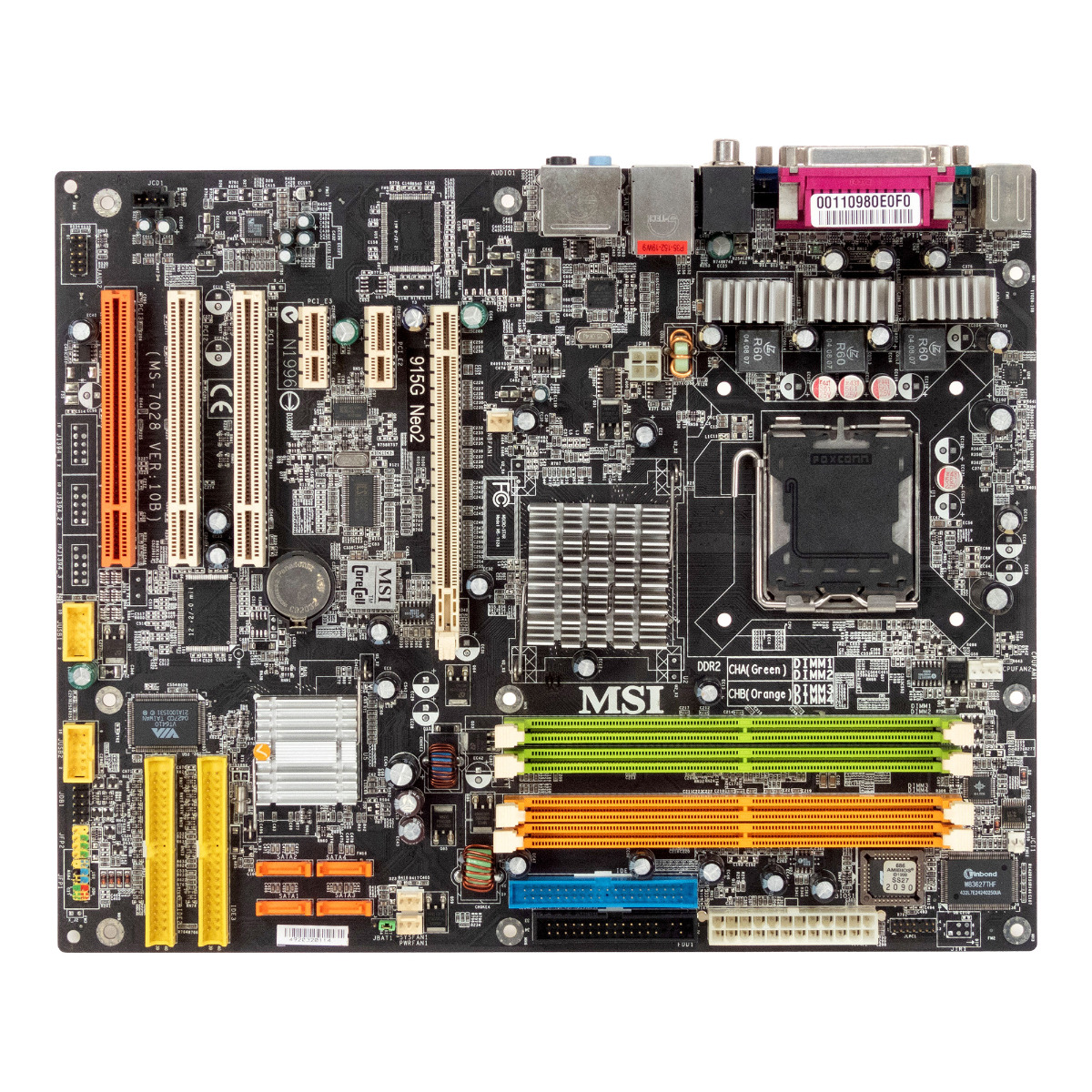 MSI 915G Neo2 MS-7028 VER:10B SOCKET 775 DDR2 PCIe PCI ATX