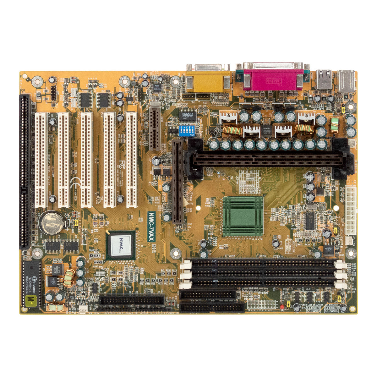 NMC NMC-7VAX SLOT A SDRAM AGP PCI ISA AMR ATX