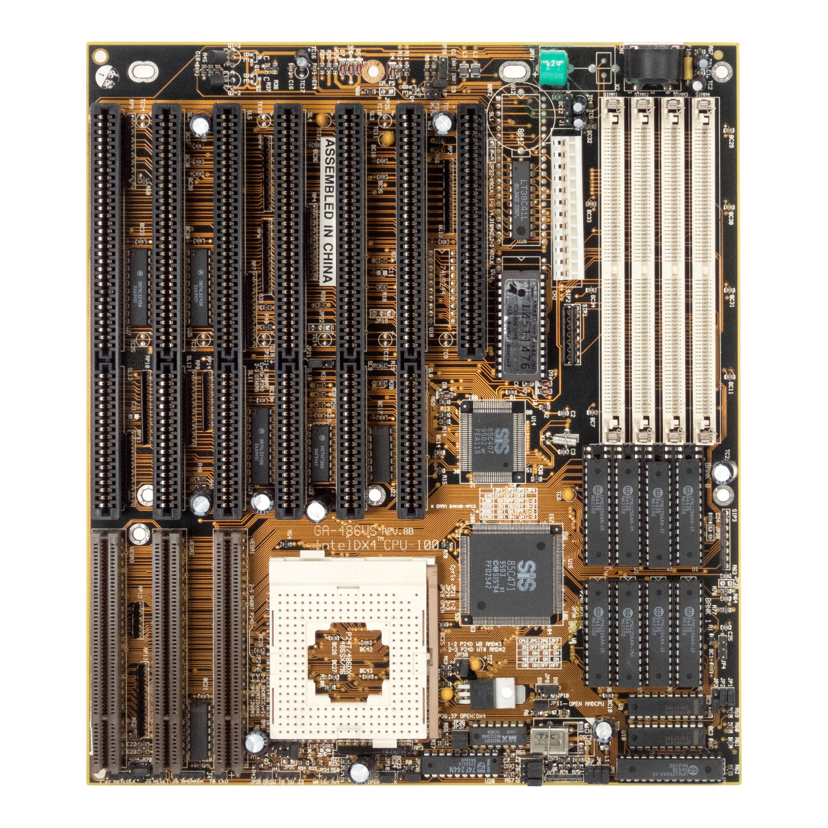 GIGABYTE GA-486VS REV. 8B SOCKET 3 FPM DRAM ISA VLB Baby-AT