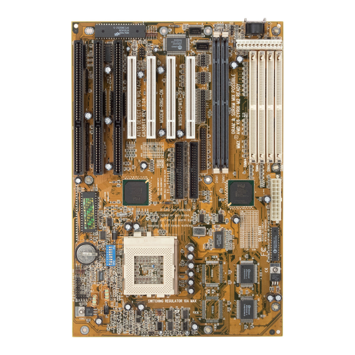 GIGABYTE GA-586TX SOCKET 7 SDRAM / FPM / EDO DRAM PCI ISA Baby-AT