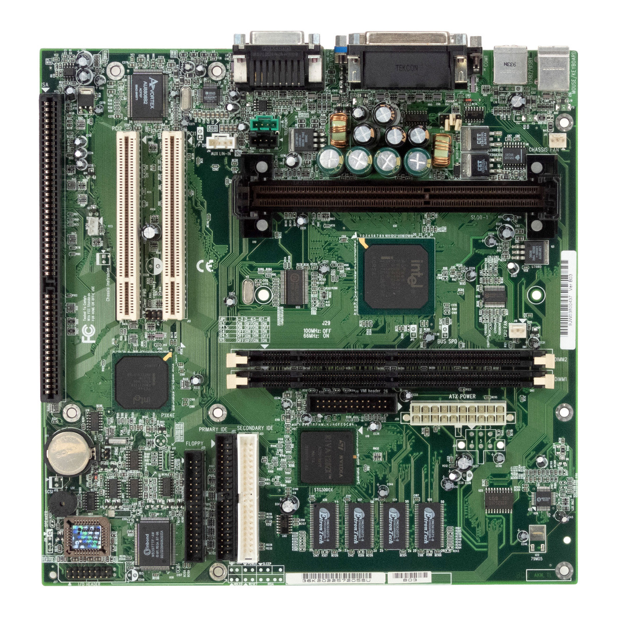 BCM IN440ZX Ver B03 SLOT 1 SDRAM PCI ISA mATX