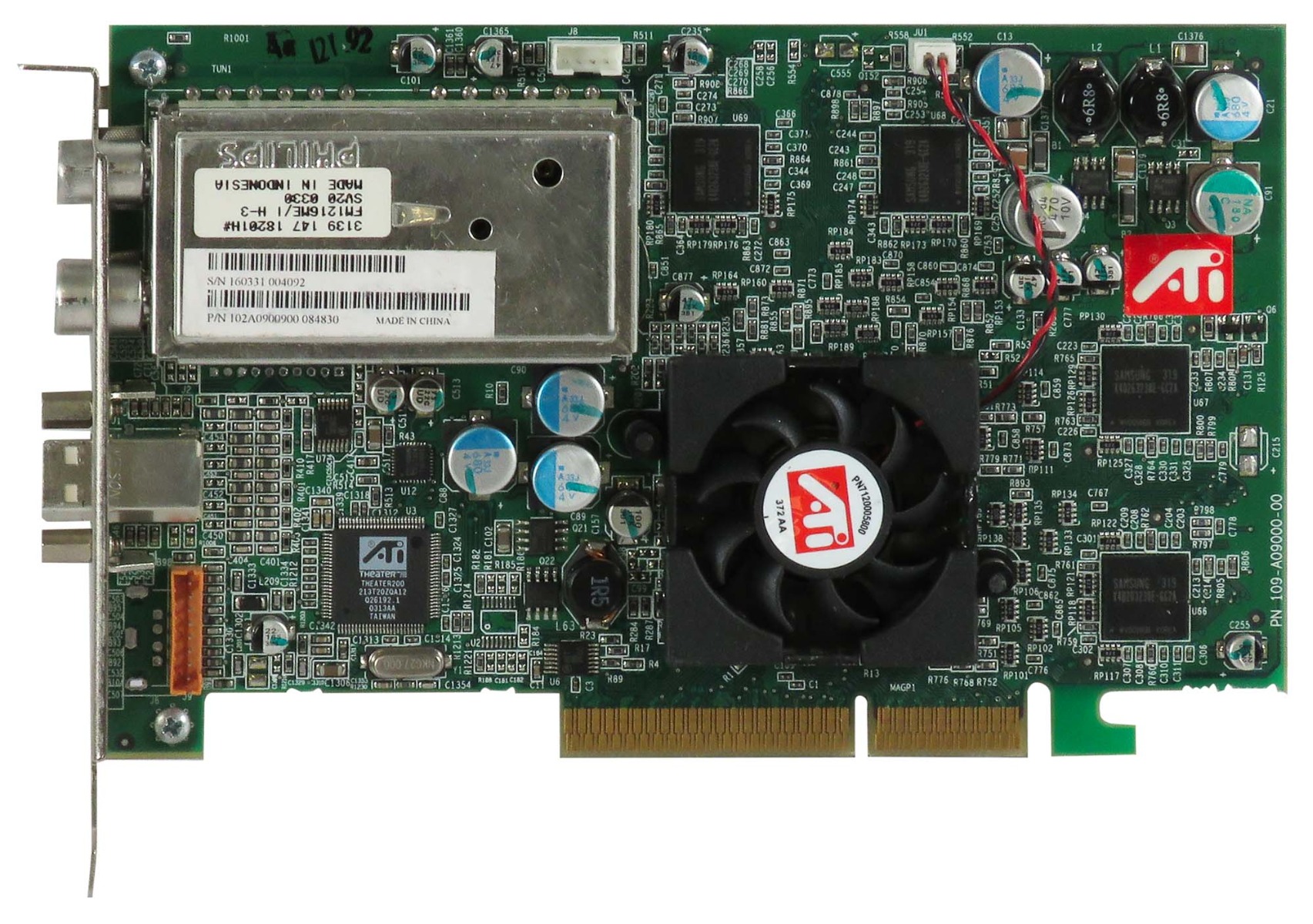 ATI ALL-IN-WONDER RADEON 9600 128MB 109-A09000-00 AGP