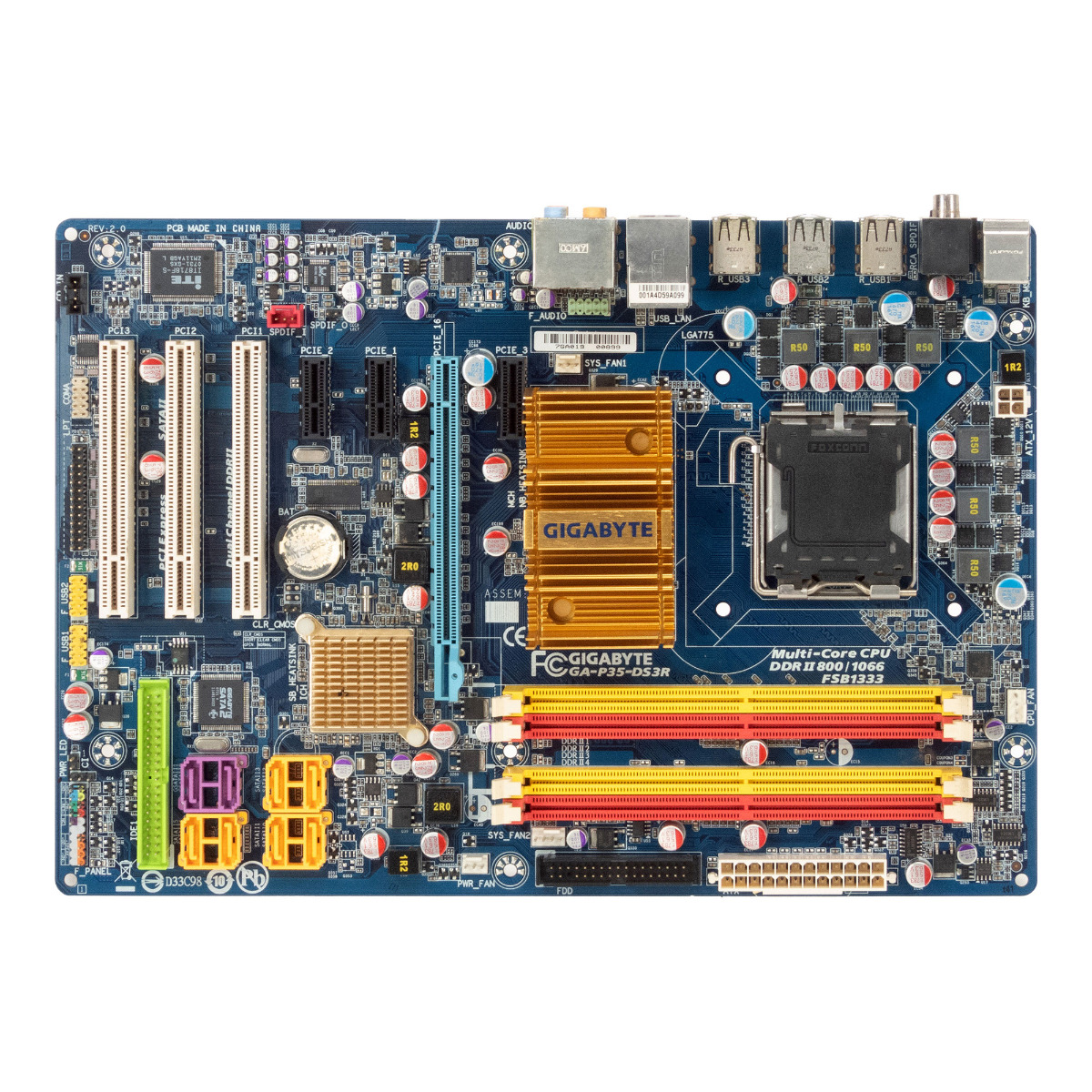 GIGABYTE GA-P35-DS3R REV:2.0 SOCKET LGA775 DDR2 ATX