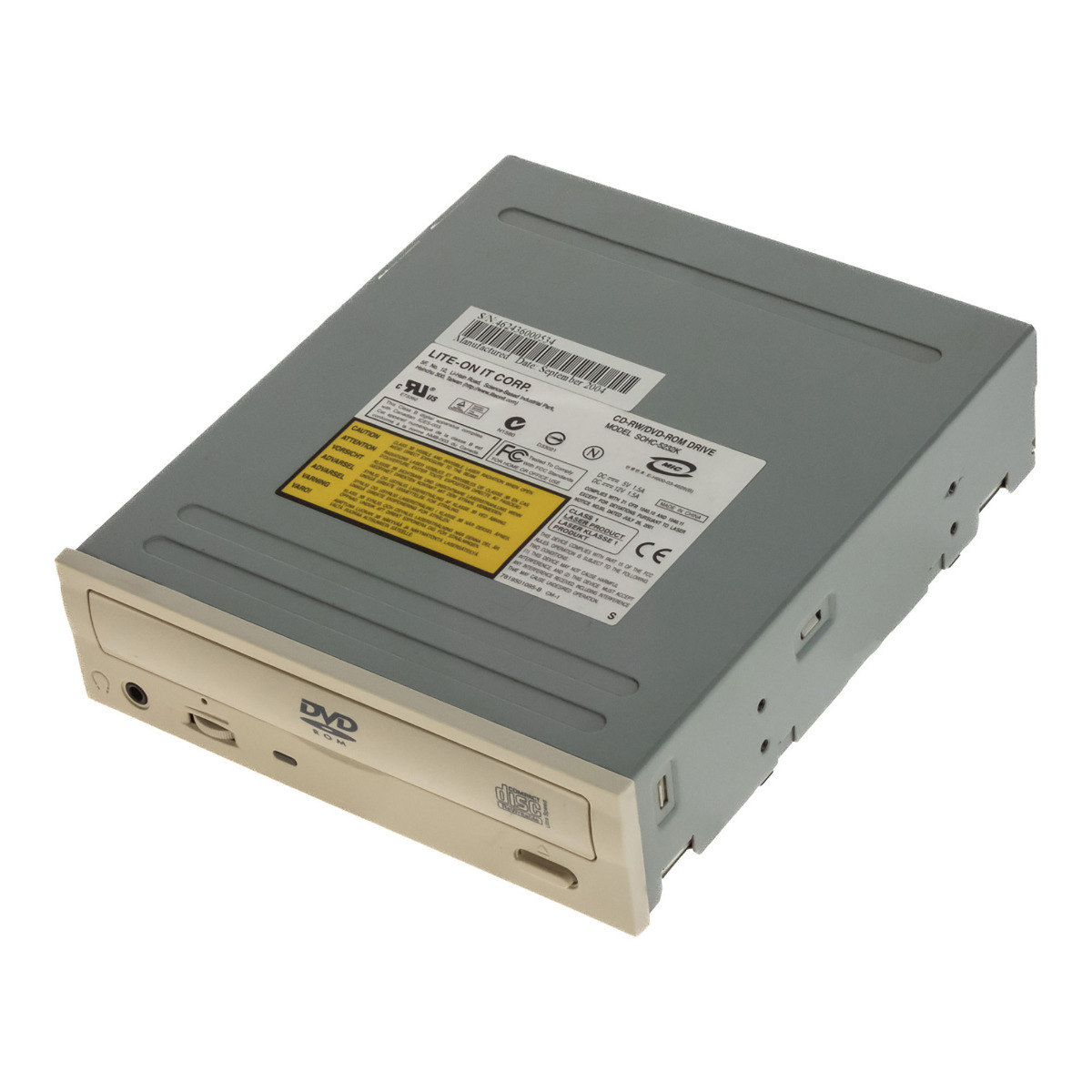 LITE-ON SOHC-5232K Graveur CD-RW/DVD-ROM ATA 5,25''