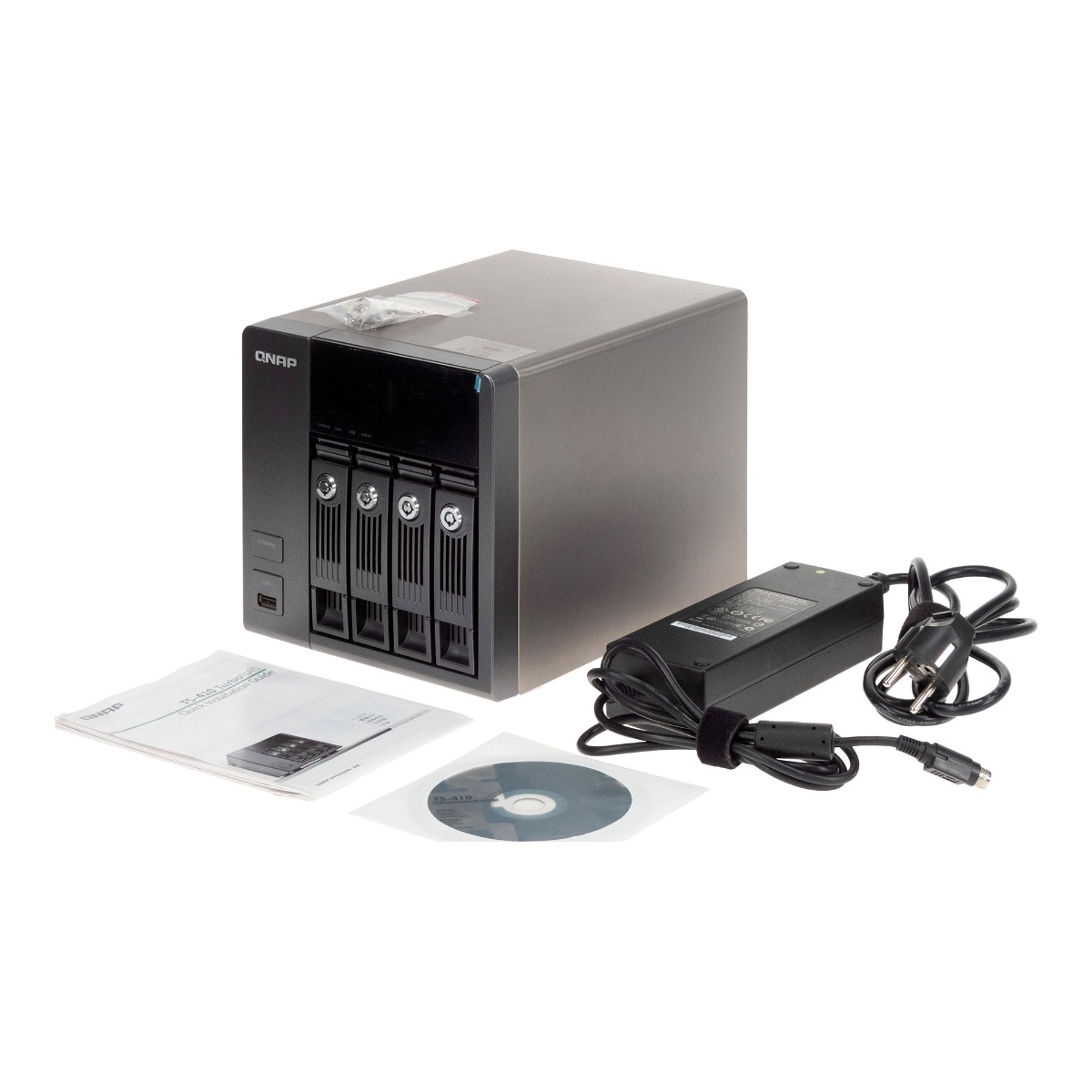 QNAP TS-410 NAS 0 Go Marvell 6281 800 MHz 256 Mo DDR2