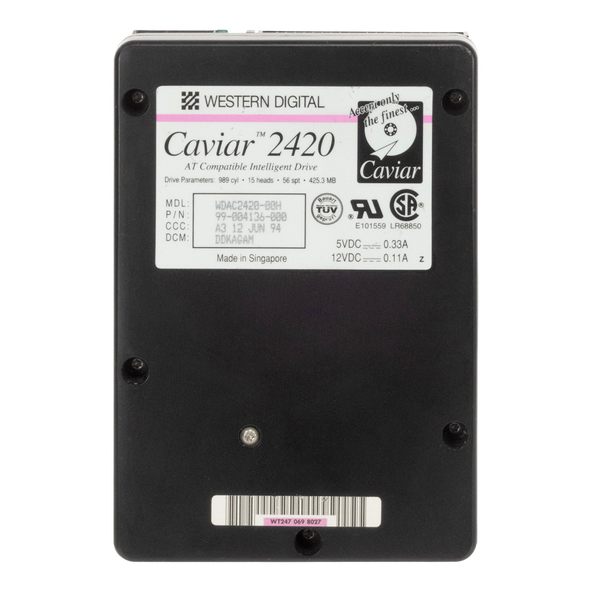 WD Caviar 2420 425 Mo 3.3K ATA 3.5'' WDAC2420-00H