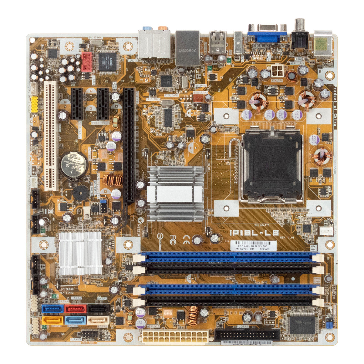 HP 492774-001 IPIBL-LB SOCKET LGA775 DDR2 PCIe PCI mATX Pavilion P6110Y