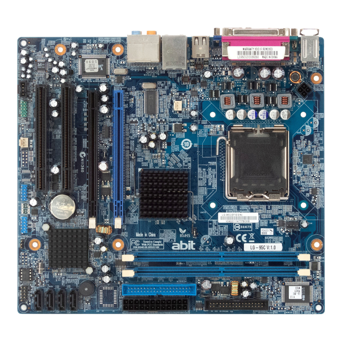 ABIT LG-95C V:1.0 SOCKET LGA775 DDR2 PCIe PCI mATX