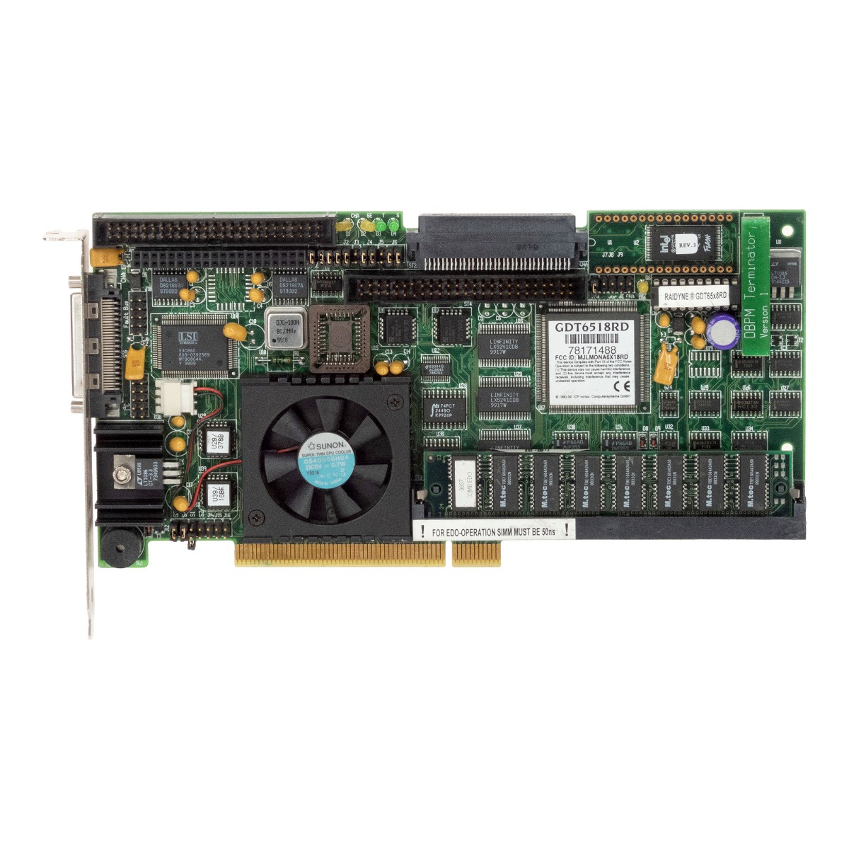 ICP VORTEX GDT6518RD SCSI PCI 32 Mo