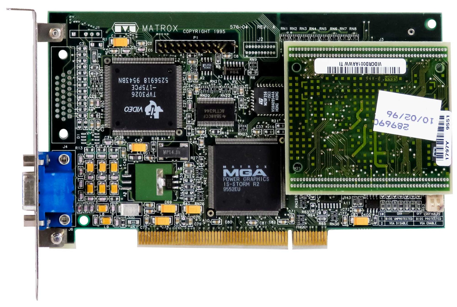 MATROX IS-STORM 2MB 576-04 WRAM D-SUB PCI