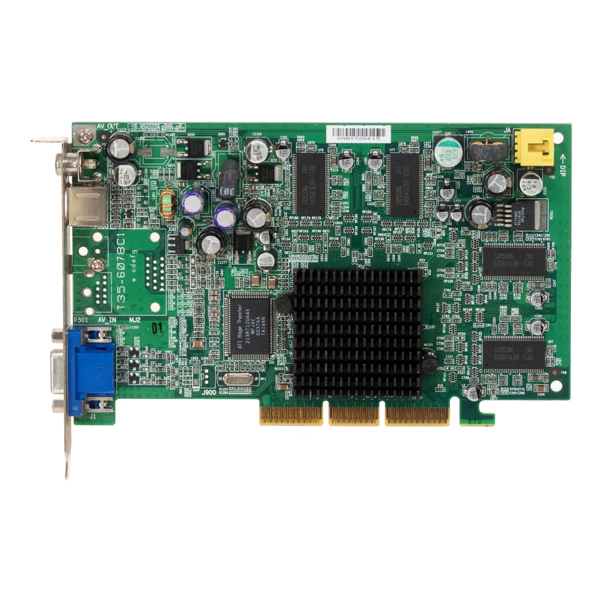 ATI RAGE THEATER RADEON 9000 64MB T35-6078C1 AGP