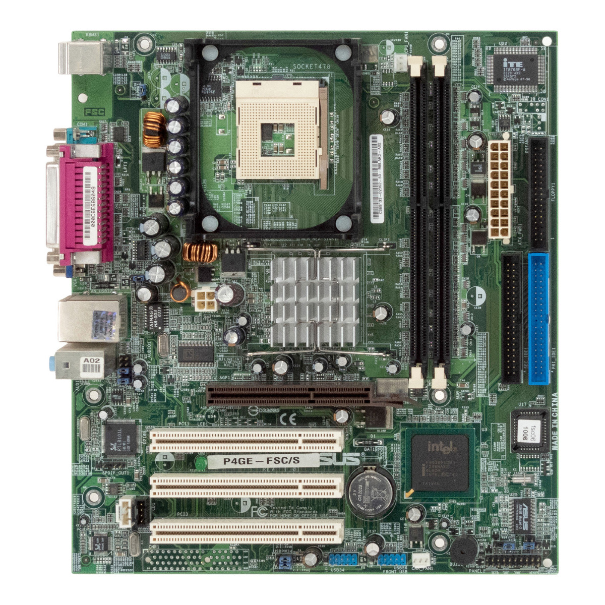 ASUS P4GE-FSC/S s.478 DDR AGP mATX