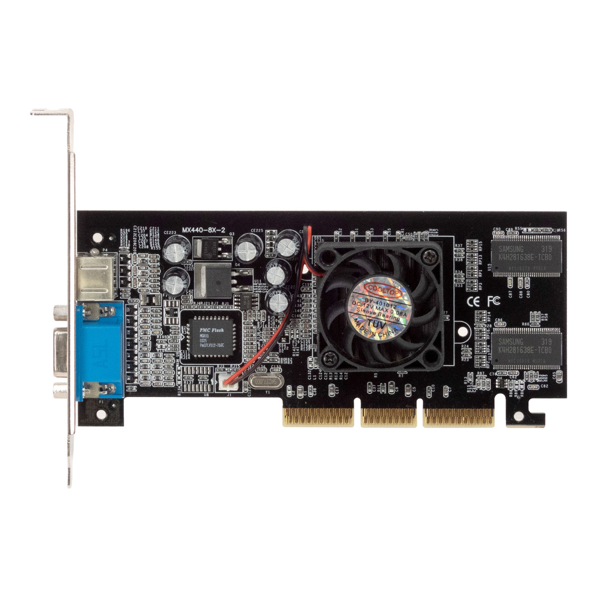 NVIDIA GEFORCE4 MX440-8X 64MB AGP VGA TV-OUT MX440-8X-2