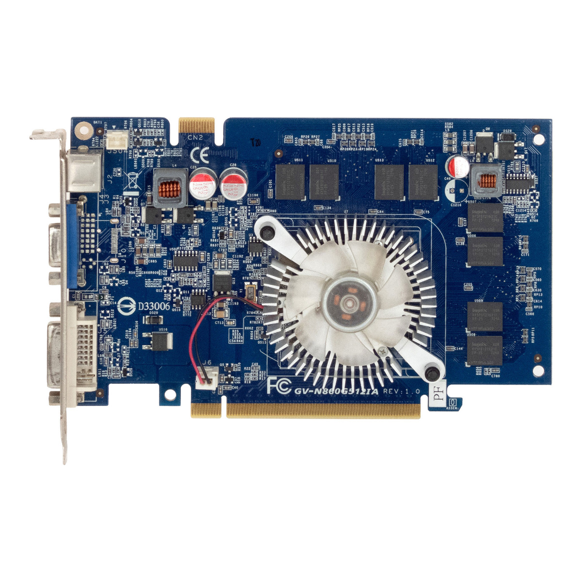 GIGABYTE NVIDIA GEFORCE 8600 GS 512MB GV-N860G512IA PCIe