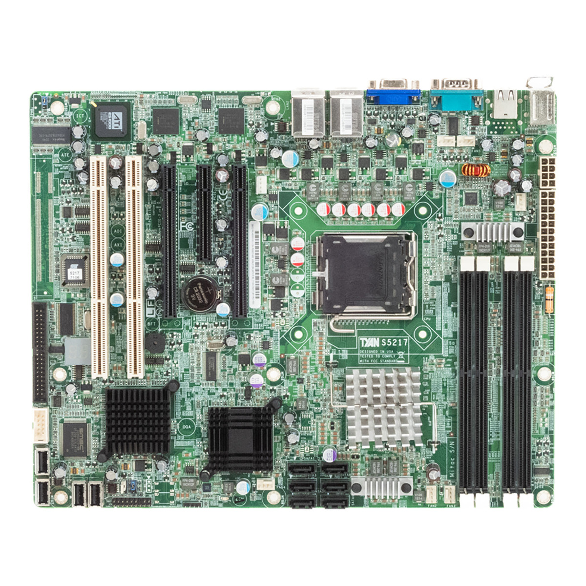 TYAN S5217G2NR-EFI S5217 45093193 SOCKET LGA775 DDR2 PCIe PCI-X ATX