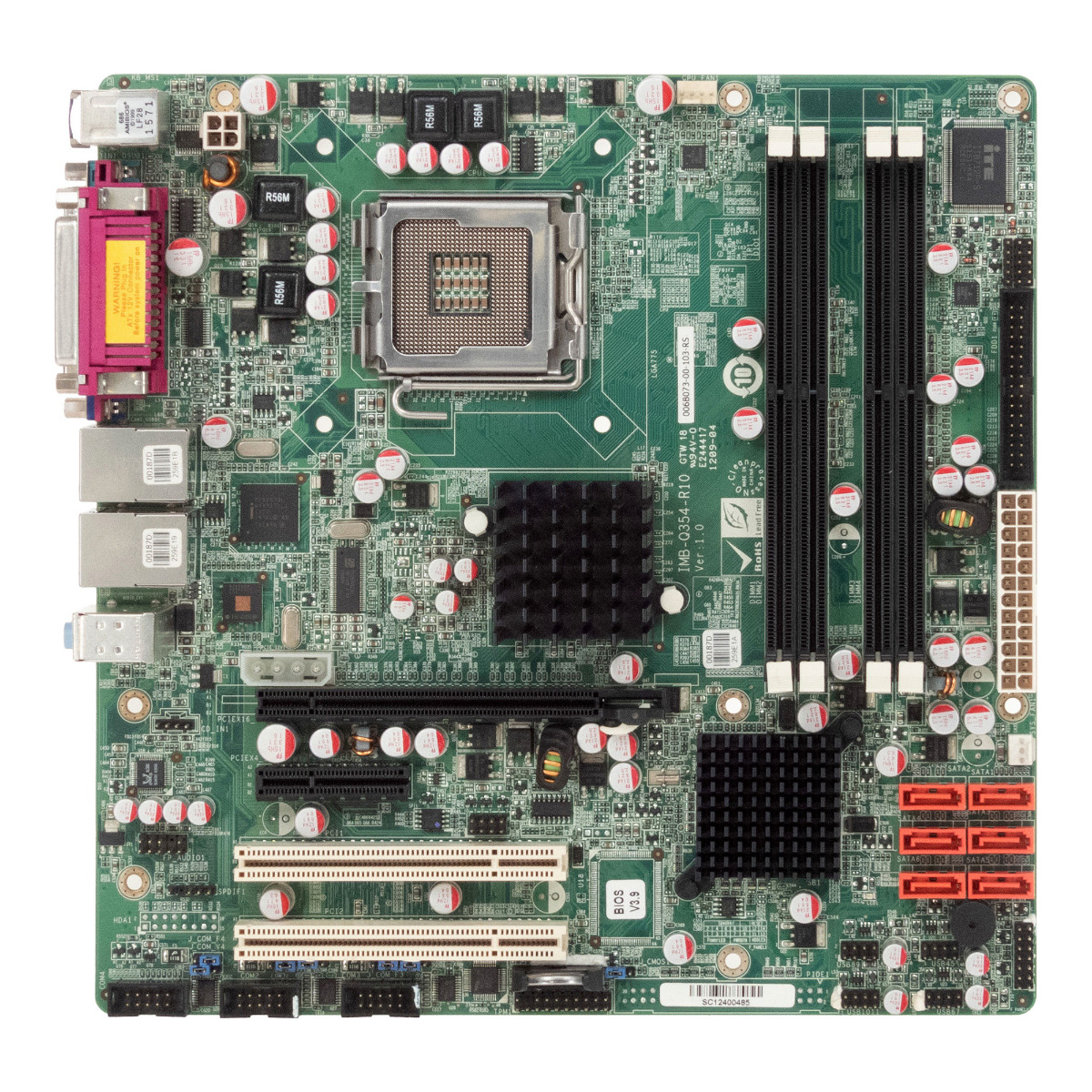 IEI IMB-Q354-R10 006B073-00-103-RS SOCKET LGA775 DDR2 PCIe PCI mATX