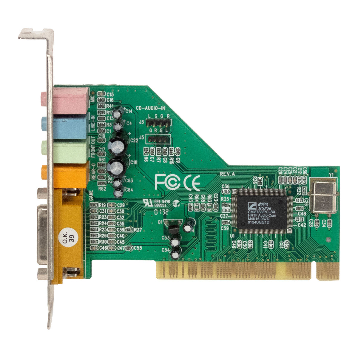 C-MEDIA A-8738-4C CMI8738/PCI-SX PCI SOUND CARD